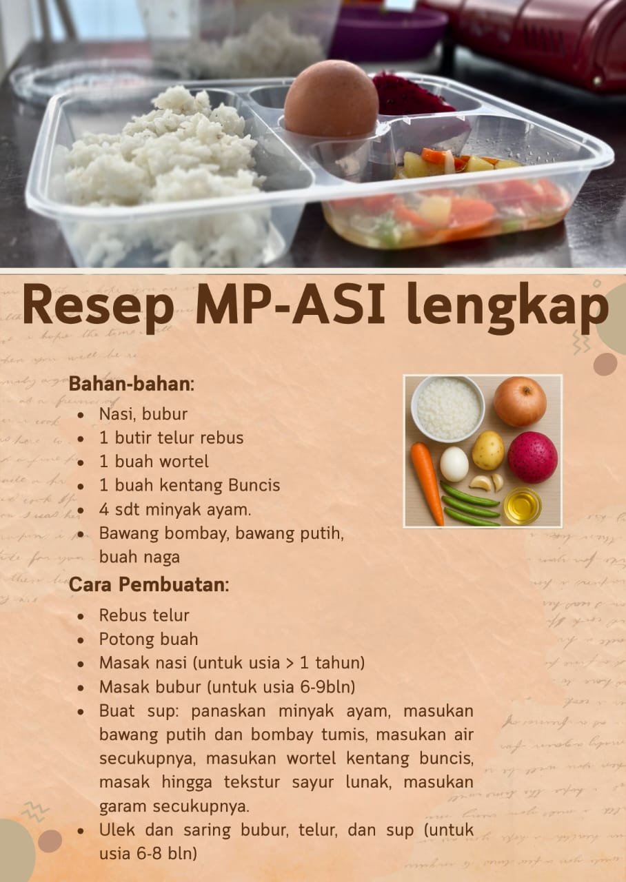 RESEP MP-ASI LENGKAP