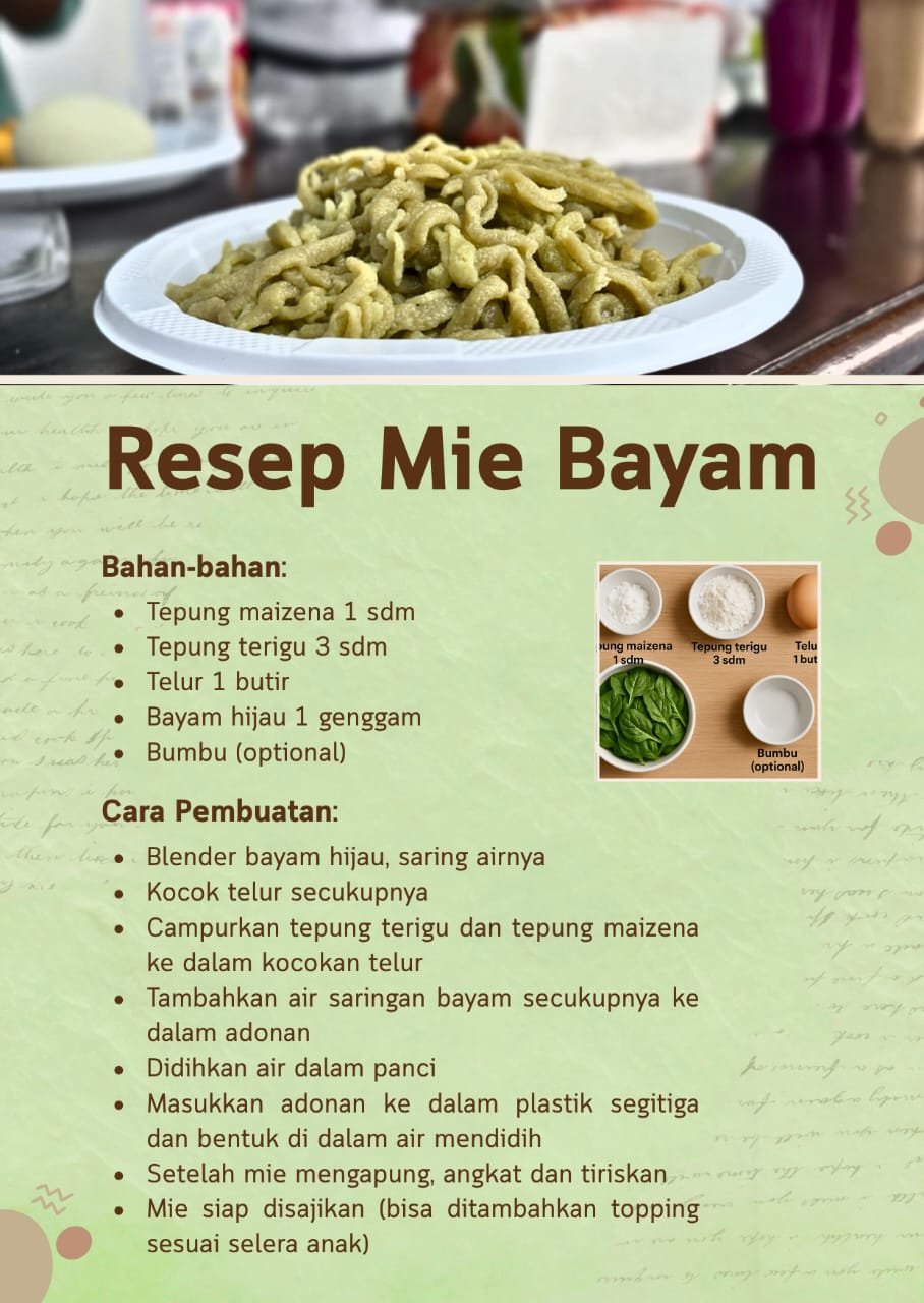 RESEP MIE BAYAM